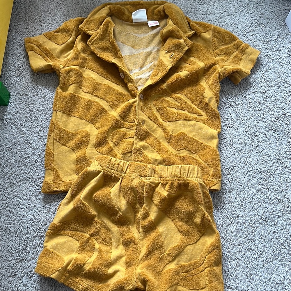 zara toddler boy two piece set. size 2-3